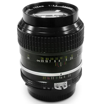 Picture of Nikon 105mm F2.5 Lens F&R/F