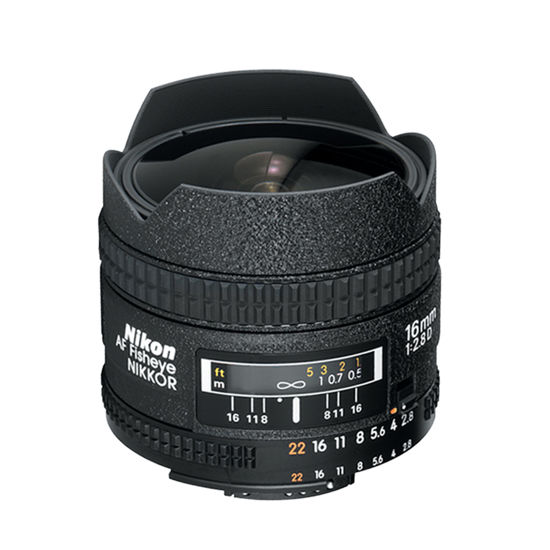 Picture of Nikon 16mm F2.8D AF Fisheye Lens