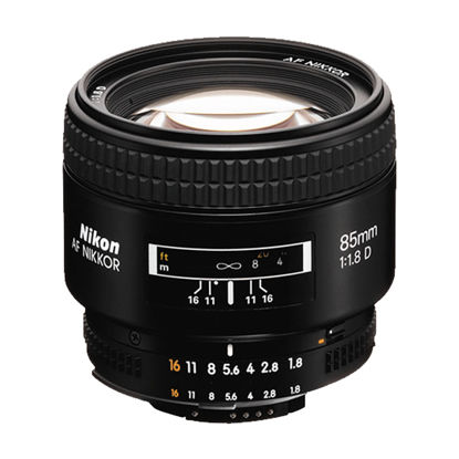 Picture of Nikon 85mm F1.8AF Lens F&R/F