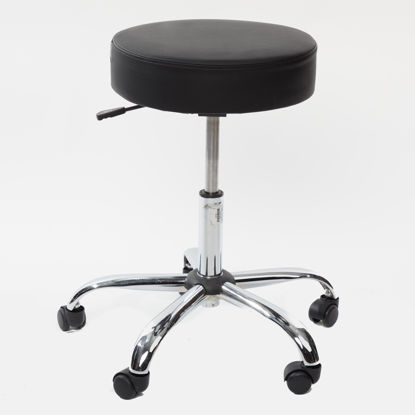 Picture of Rolling Padded Studio Stool