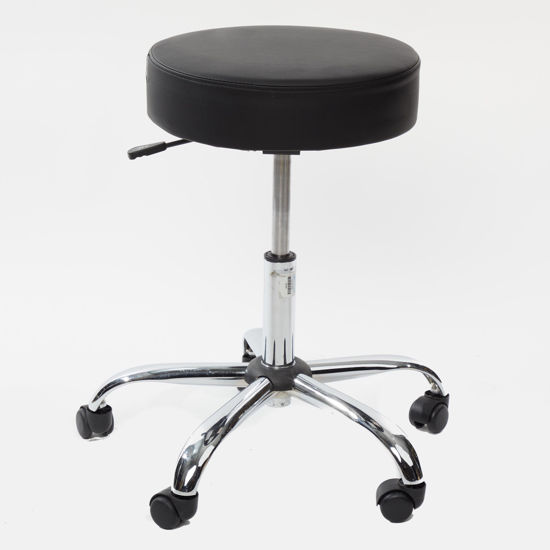 Picture of Rolling Padded Studio Stool