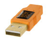 Picture of Tether Tools USB2 Cable to Mini-B 5 pin 15'  Orange