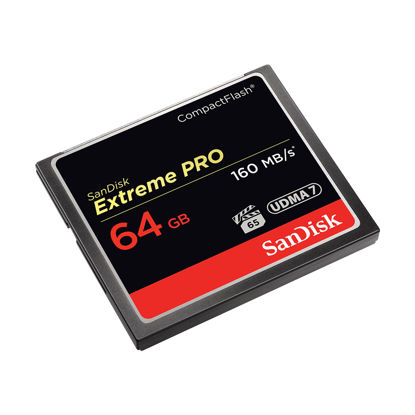 Picture of 64GB Sandisk Xtreme  CF Card 160 mb/ps
