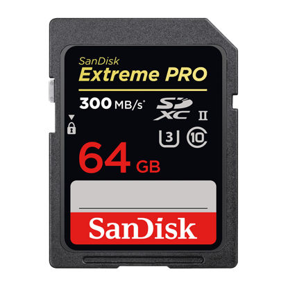 Picture of 64gb SD UHS II Card 300mb/s