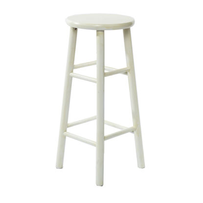 Picture of Wood Stool (White)