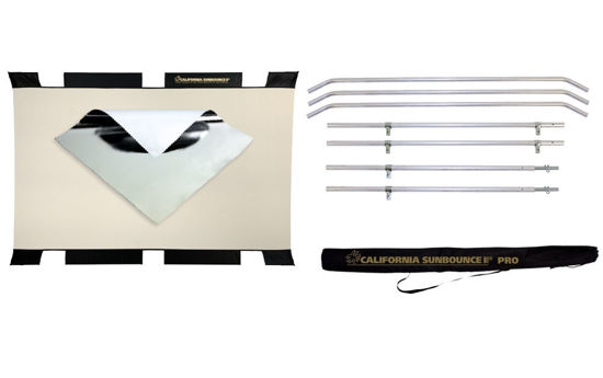 Picture of California Sunbounce 4X6 Pro Kit 5 Fabrics (Full/Quarter/SilverWhite/GoldWhite/BlackOut)