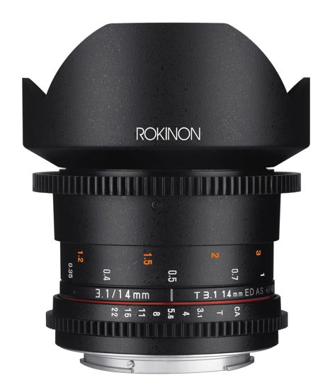 Picture of Rokinon 14mm T3.1 Cine lens for Canon EF