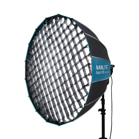 Picture of Nanlite Rapid 120CM Para Softbox (47")-Grid, Silk & GridCloth incl.